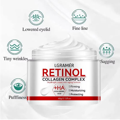 Retinol Firming Face Cream With Collagen  AntiAging Moisturizer For Wrinkles Whitening And Skin Bri