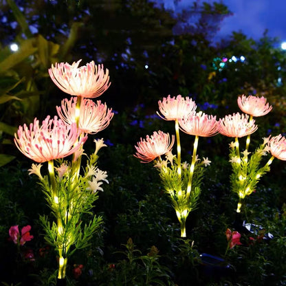 SolarPetal Flower Ground Plugin Lamp