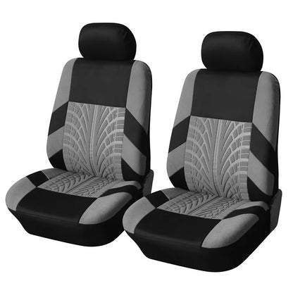 Universal Front Car Seat Covers  Comfortable Tire Track Embossed Fabric For Stylish Auto Interior P 7