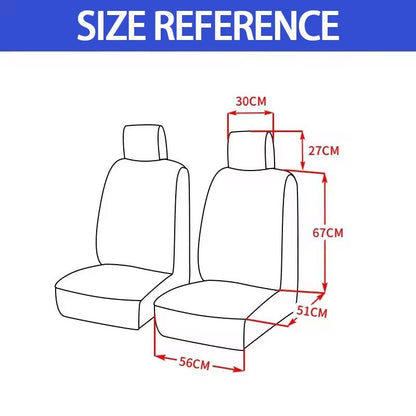 Universal Front Car Seat Covers  Comfortable Tire Track Embossed Fabric For Stylish Auto Interior P 5