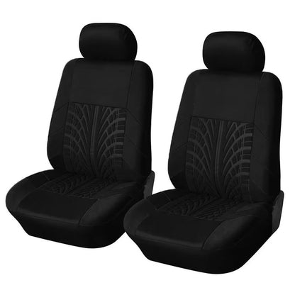 Universal Front Car Seat Covers  Comfortable Tire Track Embossed Fabric For Stylish Auto Interior P 8
