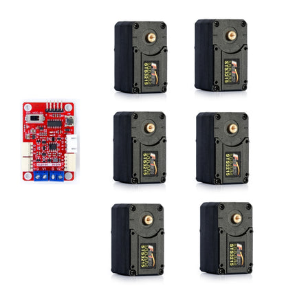Smart Servo Dual Axis String Motor for SO-ARM100 Robotic Arm Programming, 360° Rotation Magnetic Coding Sensor