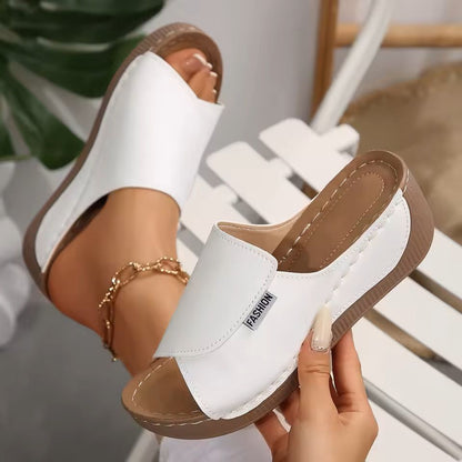 WedgeEase Women Wedge Sliders