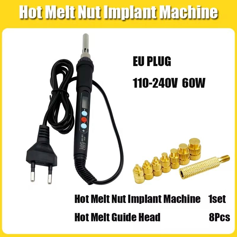 Hot Melt Insert Nut Kit With Soldering Iron Tip For 3D Printing 7