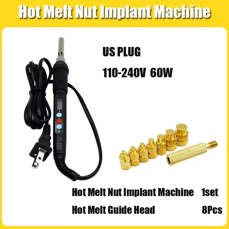 Hot Melt Insert Nut Kit With Soldering Iron Tip For 3D Printing 8