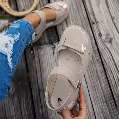 BeachEase Women Wedge Non Slip Platform Sandals 3