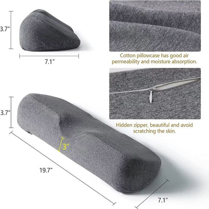 Ergonomic Memory Foam Cervical Pillow - Contour Orthopedic Neck Support for Side and Back Sleepers
