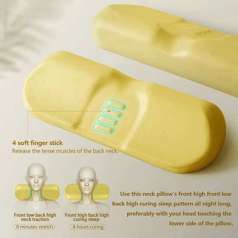 Ergonomic Memory Foam Cervical Pillow  Contour Orthopedic Neck Support For Side And Back Sleepers 1