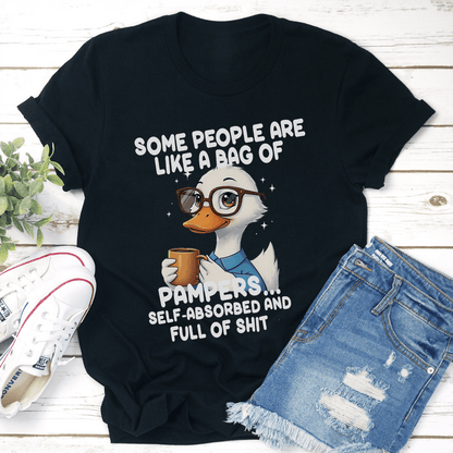 Some People Are Like A Bag Of Pampers Tee 1