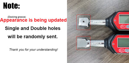 Digital Torque Wrench, Interchangeable Ended Head with Buzzer, LED & Calibrated Accuracy for Automotive, Industrial Use