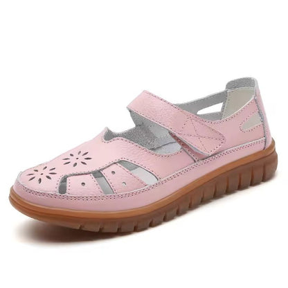 OffWhite Women NonSlip Leather Roman Sandals 11