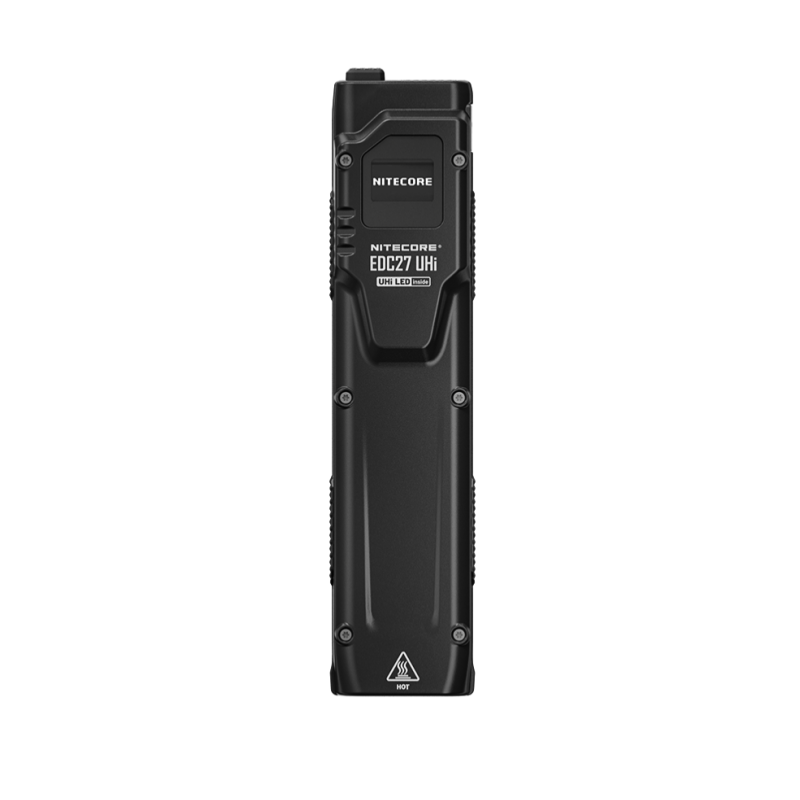 Tactical Flashlight 3100 Lumens, Rechargeable Slim EDC Light with OLED Display & Built-in Battery for Camping, Hiking