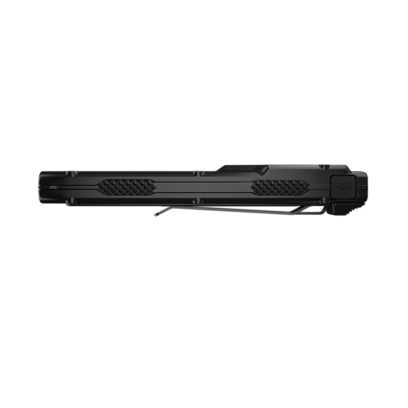 Tactical Flashlight 3100 Lumens, Rechargeable Slim EDC Light with OLED Display & Built-in Battery for Camping, Hiking