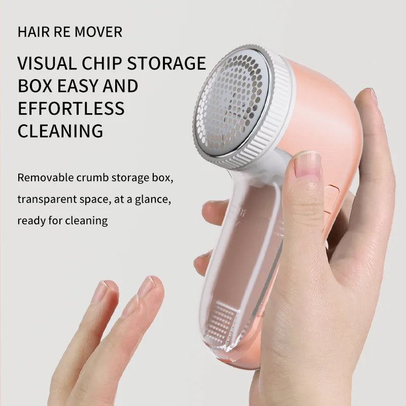 Household Electric Clothes Shaver, Portable Fabric Lint Remover with Sharp Blade, Fluff Trimmer for Garments, Sweaters