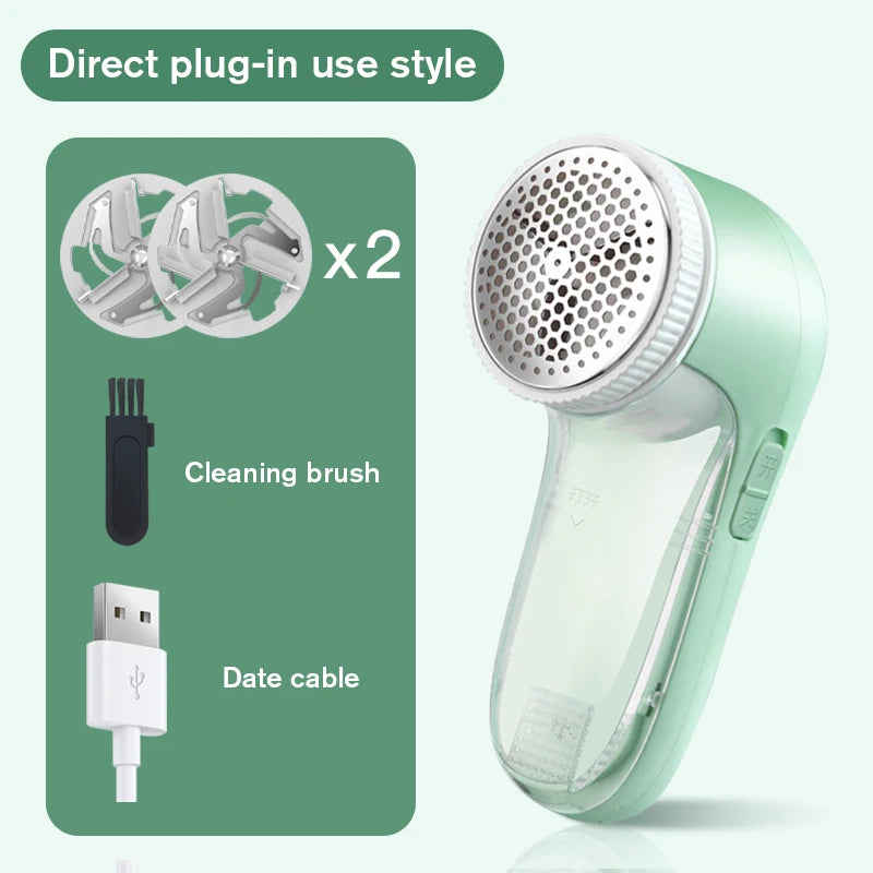 Household Electric Clothes Shaver, Portable Fabric Lint Remover with Sharp Blade, Fluff Trimmer for Garments, Sweaters