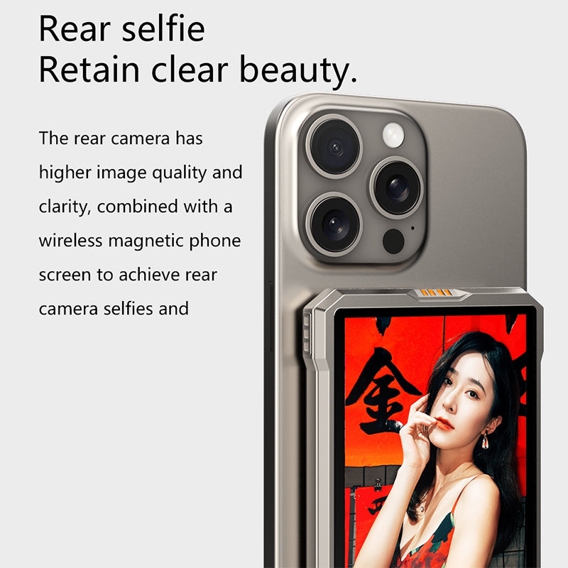 Fotorgear Magnetic Vlog Selfie Monitor Screen for iPhone & Android