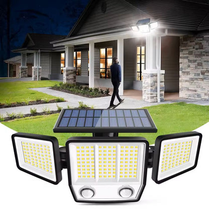 Solar Motion Sensor Outdoor Light with Adjustable Heads