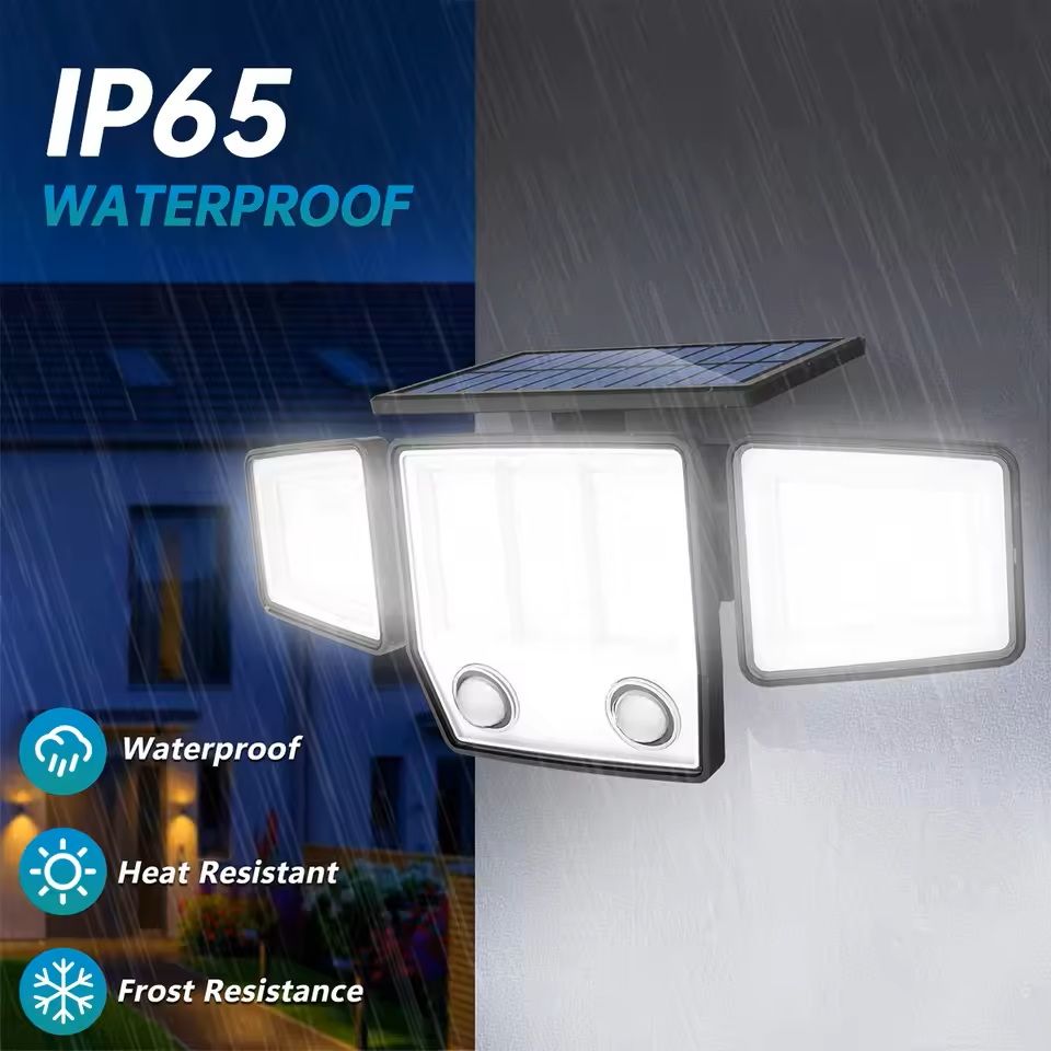 Solar Motion Sensor Outdoor Light With Adjustable Heads 5