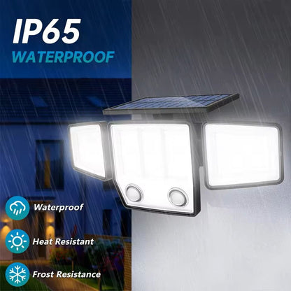 Solar Motion Sensor Outdoor Light With Adjustable Heads 5