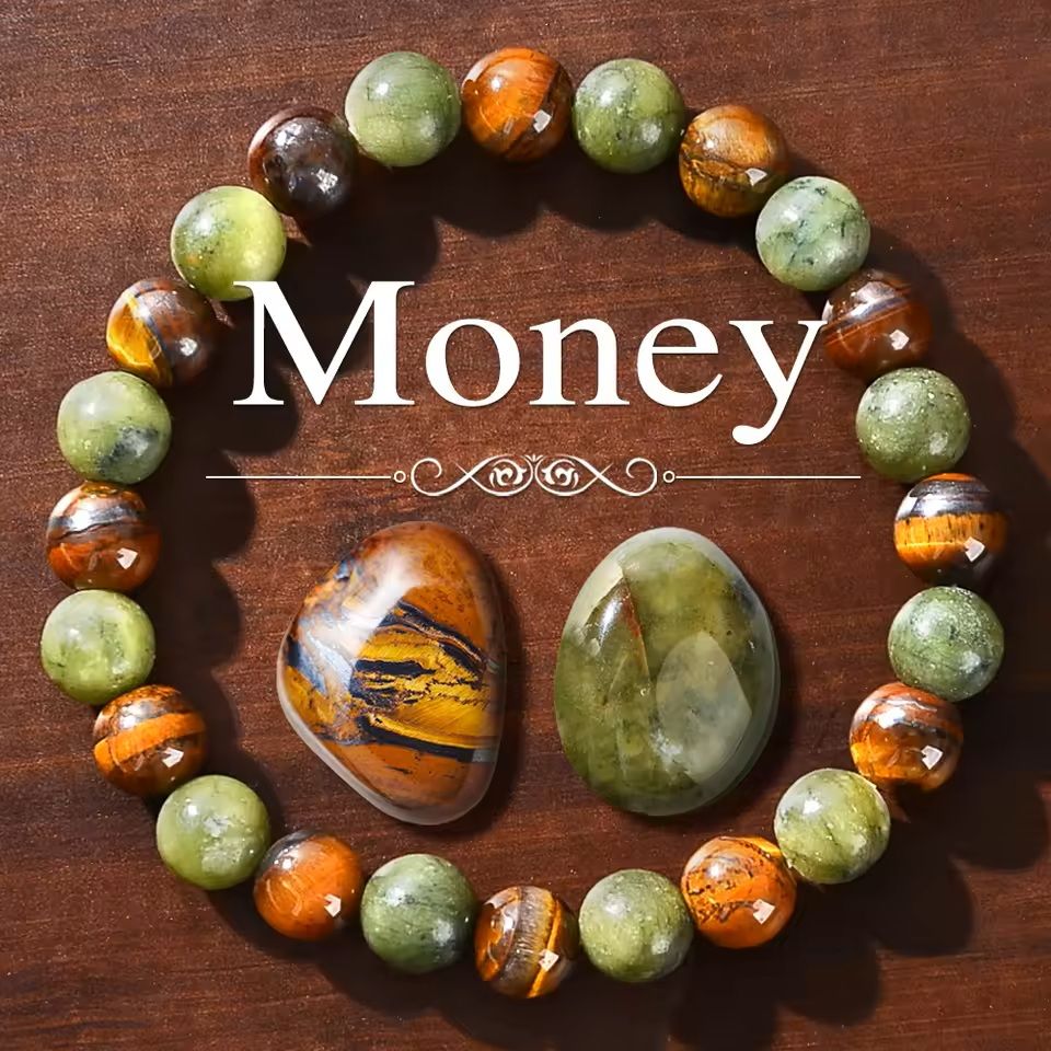 Prosperity and Abundance Healing Bracelet for Success and Relaxation