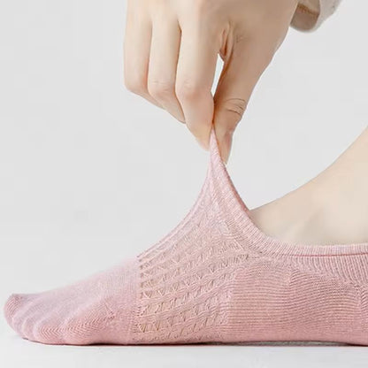 3 Pairs Womens Non Slip Mesh Invisible Ankle Socks 3