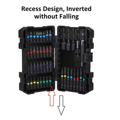 Drill And Screwdriver Bit Set With Storage Case 2