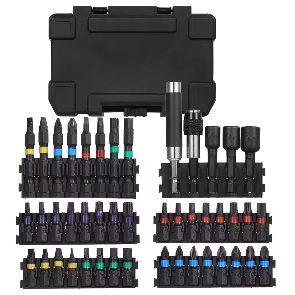 Drill And Screwdriver Bit Set With Storage Case 3