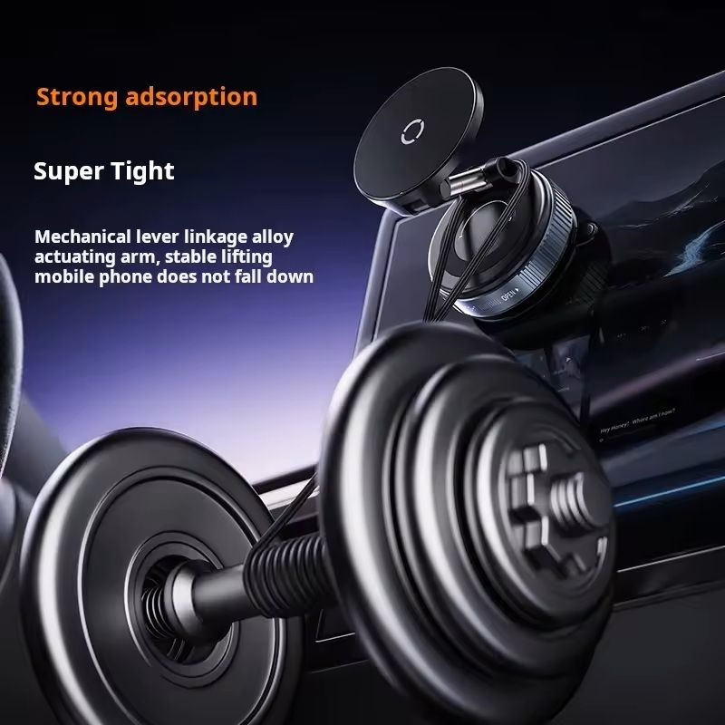 15W Magnetic Wireless Car Charger Mount 360 Degree Rotation 3