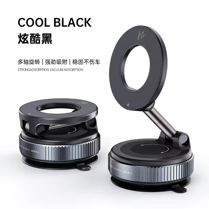 15W Magnetic Wireless Car Charger Mount 360 Degree Rotation 6