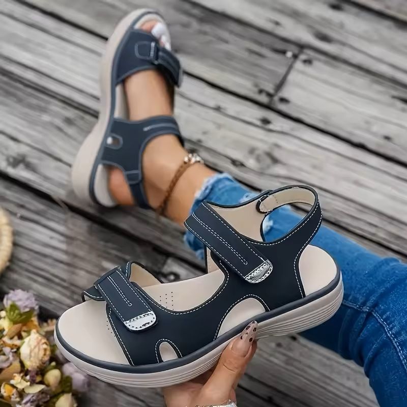Womens Summer Wedge Sandals Lightweight Non Slip Platform 2