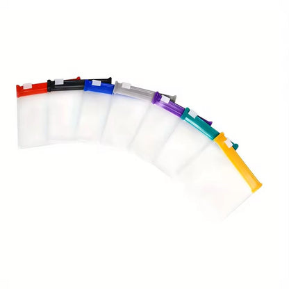 7 Piece Reusable Zippered Pill Pouch Set 5