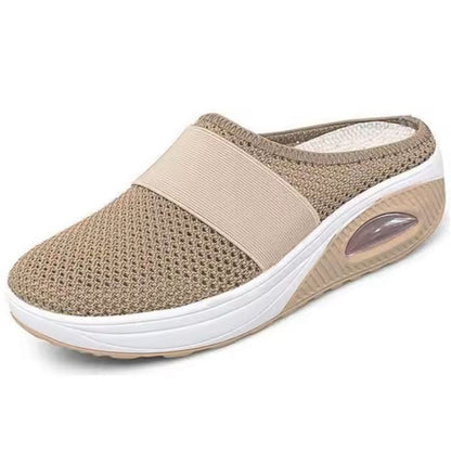 Women Wedge Platform Slippers Vintage Antislip Orthopedic Sandals 3