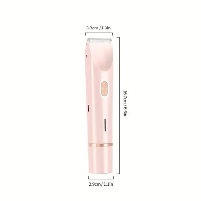 Women 2 In 1 Dual Head Electric Shaver And Trimmer 2