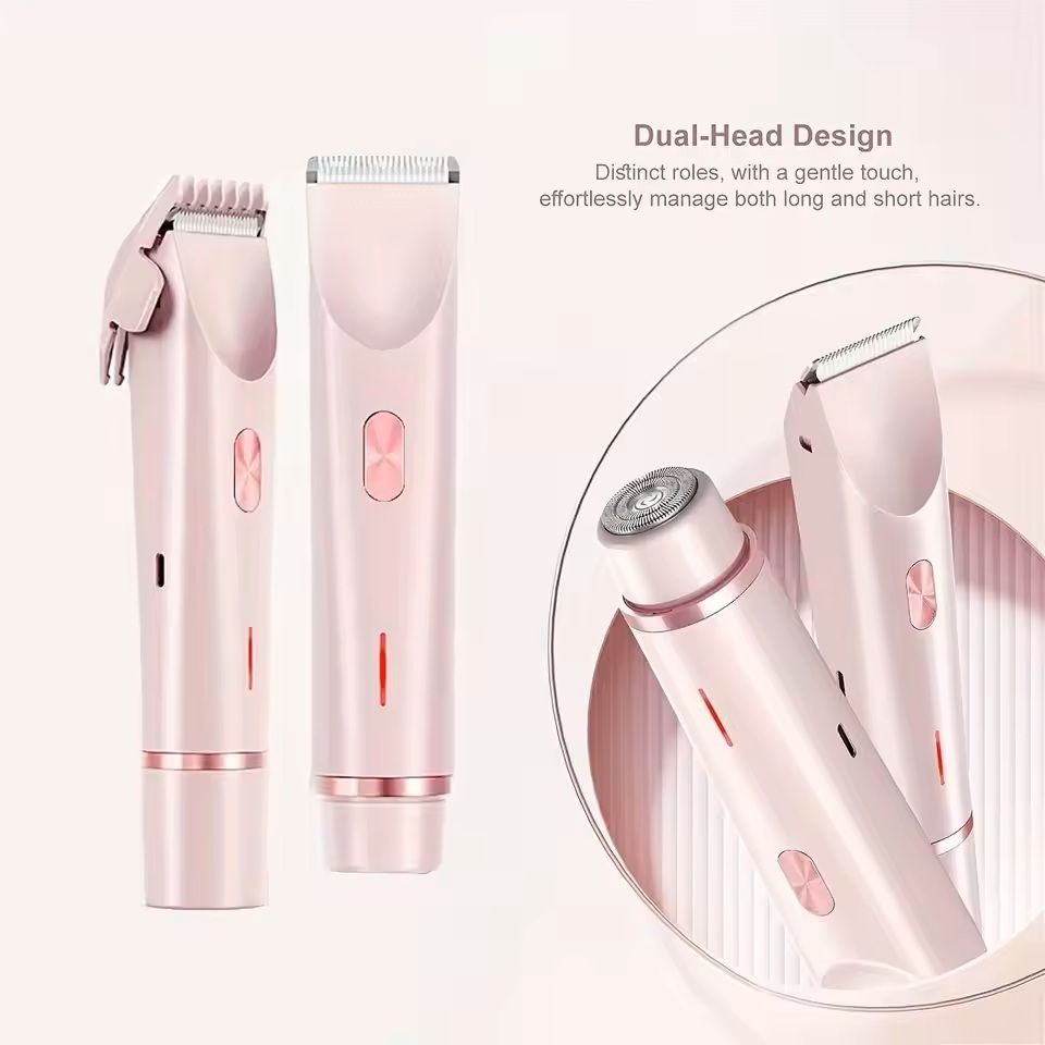 Women 2 In 1 Dual Head Electric Shaver And Trimmer 5