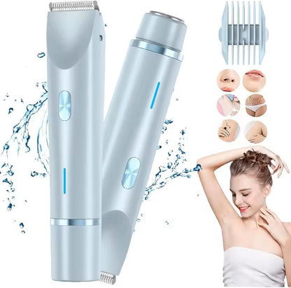Women 2 In 1 Dual Head Electric Shaver And Trimmer 8