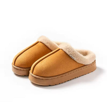 Fluffy Indoor Winter Slippers With Thick EVA Sole 1