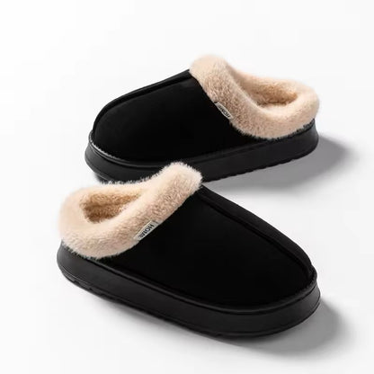 Fluffy Indoor Winter Slippers With Thick EVA Sole 6