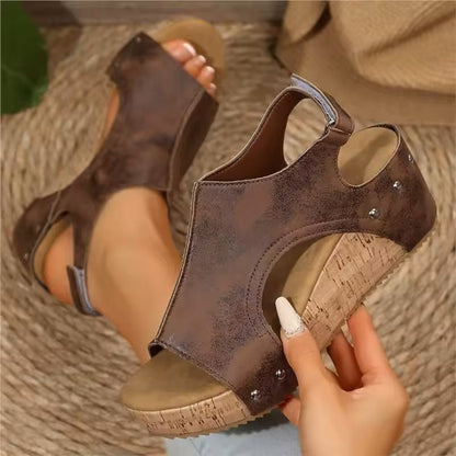 Womens Soft Platform Slide Sandals Lightweight Summer Footwear 13