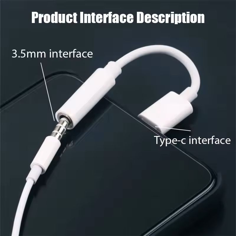 USB C To 35 Mm Audio Adapter For IPhone 15 Samsung Huawei Xiaomi 3