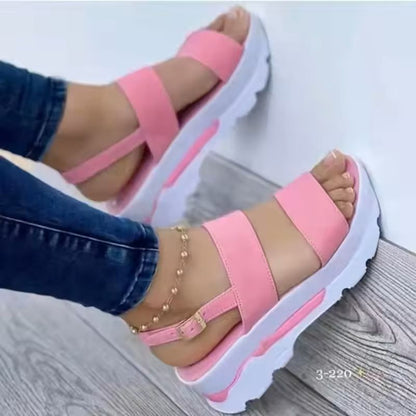 Women Low Platform Wedge Sandals Summer Footwear 3