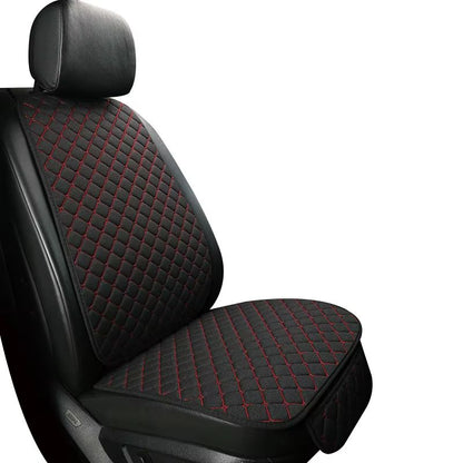 Breathable Linen Car Seat Cover Set  Summer Cushion For Front  Rear Seats Sedan SUV Pickup 9