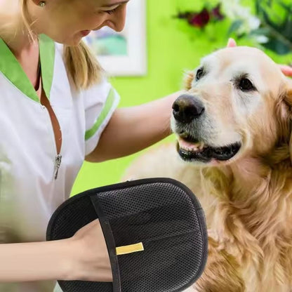 Double Sided Pet Grooming And Hair Removal Glove 1