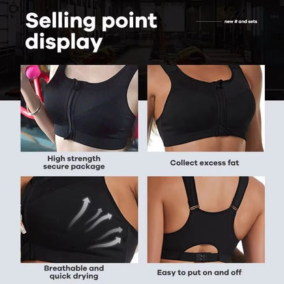 Breathable ShockAbsorbing Sports Bra  QuickDry Support For Yoga Running  Fitness 5