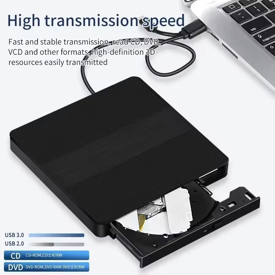 Portable USB 30 Type C External DVD RW Drive Burner 3