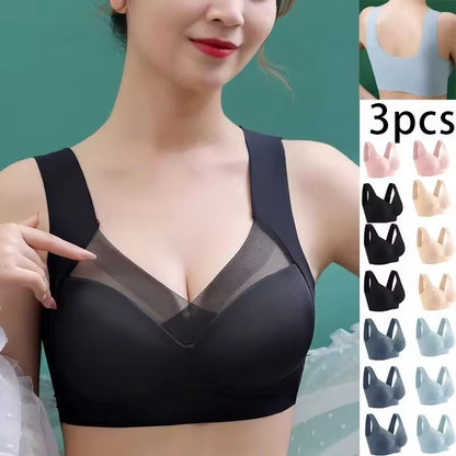 3 Pack Ice Silk Seamless Sports Bras