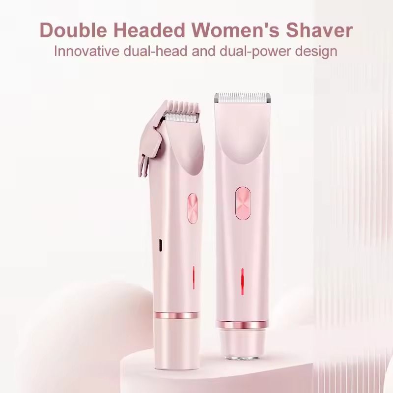 Women 2 In 1 Dual Head Electric Shaver And Bikini Trimmer 1