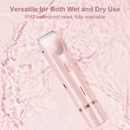 Women 2 In 1 Dual Head Electric Shaver And Bikini Trimmer 4