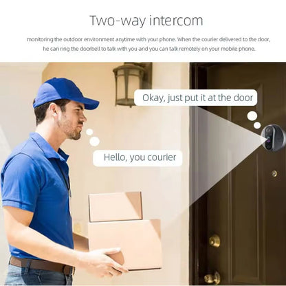 Smart WiFi Door Peephole Camera With Motion Detection 3