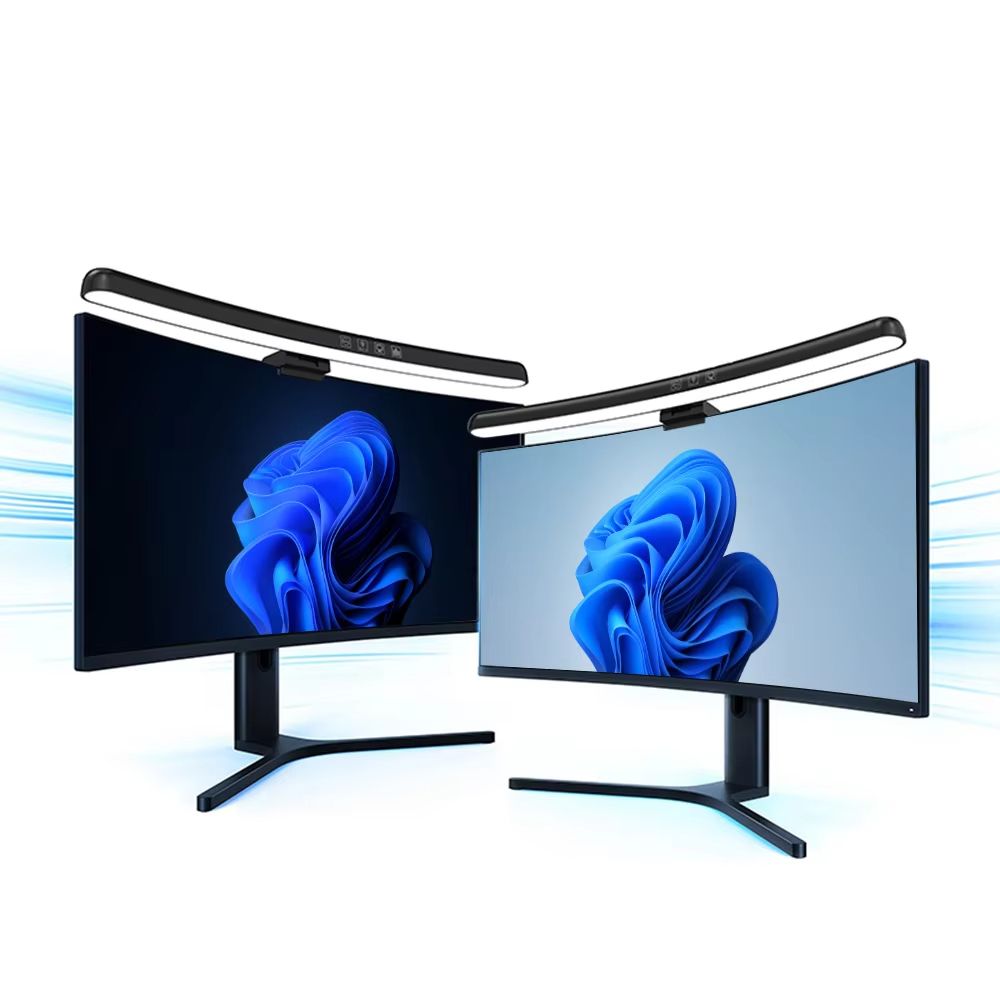 USB Monitor Light Bar With Stepless Dimming  Curved Screen Desk Lamp With RGB Backlight For Eye Com
