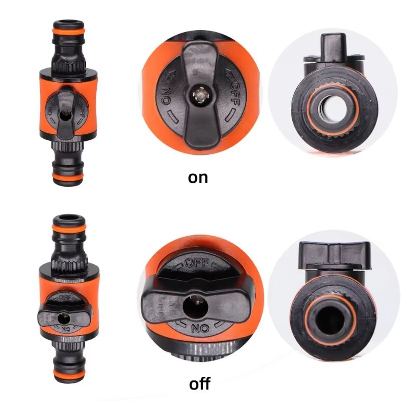 Garden Hose Shut Off Valve  16mm Quick Connect Water Tap Adapter For Irrigation Washing  Outdoor Us 2